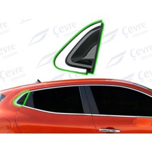 Mais Clio 5 Sağ Arka Kapı Açma Yuvası Köşe Plastiği Üçgeni Krom Sağ Renault - 833302841R - 833308904R