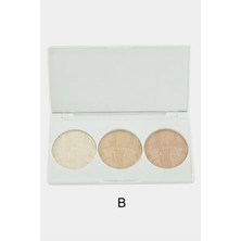 Gabrini 3'lü Highlighter Palet Set