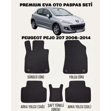 Feyza Oto Peugeot Pejo 207 Serisi 2006 - 2014 Arası Araca Özel Premium Eva Paspas Takımı 2 Yıl Garantili Araca Birebir Uyumlu Kalıplar