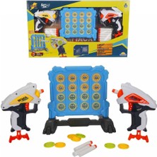 Sunman Sünger Tabancası Zapp 9006B-1 Blaster Sniper Elite Ikili Hedefli 20 Mermi 3+