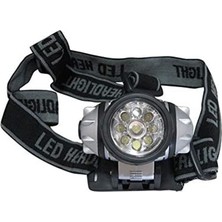 9 Led’li Pilli Kafa Lambası Güçlü Aydınlatma Kompakt Taşınabilir Model WT-042