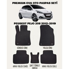 Feyza Oto Peugeot Pejo 208 Serisi 2012 - 2019 Arası Araca Özel Premium Eva Paspas Takımı 2 Yıl Garantili Araca Birebir Uyumlu Kalıplar