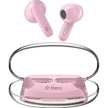 Ttec Airbeat Glace Gerçek Kablosuz Tws Bluetooth Kulak Içi Kulaklık Pudra Pembesi 2KM170PP