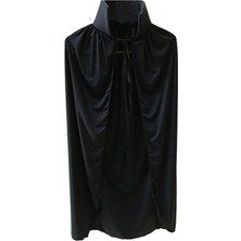 Siyah Yakalı Pelerin - Vampir Pelerin - Dracula Pelerin 90 cm