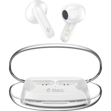 Ttec Airbeat Glace Gerçek Kablosuz Tws Bluetooth Kulak Içi Kulaklık Buz Beyazı 2KM170BB