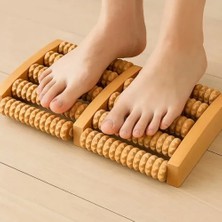 10 Silindirli Ahşap Ayak Masaj Aleti