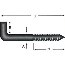 Şofben Çivisi No 2 / 5.8X60 - 100 Adet ITDHMN-GO4823