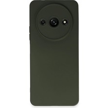 Xiaomi Redmi A3 4g Kılıf Nano Içi Kadife Silikon - Koyu Yeşil ITDHMN-GO4823