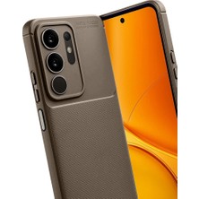 Vivo Y29 4g Auto Focus Karbon Kapak - Kahverengi ITDHMN-GO4823