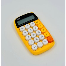 ZR734 JN-660 Junno Sarı Hesap Makinesi