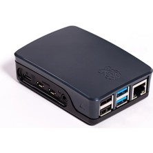 Raspberry Pi 4 Lisanslı Muhafaza Kutusu - Siyah