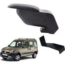 3 Tıkla Renault Kangoo 2003 Delmesiz Çelik Ayaklı Siyah Kolçak Kol Dayama