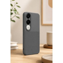 bbtech Vivo V50 Lite ile Uyumlu Karbon Dokulu Kamera Korumalı Darbe Emici Ince Mat Esnek Silikon Kılıf