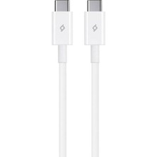 Ttec Usb-C Usb-C 120CM 65W Pd/qc Hızlı Şarj/data Kablosu Beyaz Beyaz 2DK36B