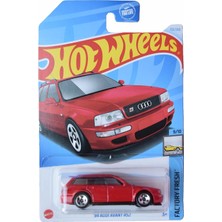 Hot Wheels - '94 Audi Avant Rs2 - 2021 - Uzun Kart - HTC54 - Kırmızı (1/64)