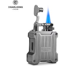 Cigarloong Çift Torch Alaşımlı Çakmak Gun Metal