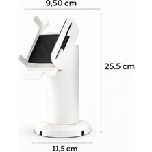 Nexpay Dbpos 360 Ts6 Yazarkasa Pos Standı Dar Uzun Tüm Kasalara Uyumlu Beyaz