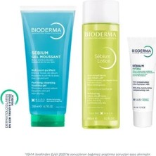 Bioderma Sebium Foaming Gel Tüp 200 Ml+Bioderma Sebium Lotion 200 Ml+Bioderma Sebium Hydra Cream 40 ml