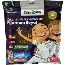 Carioca Kalem Hediyeli Boyanabilir Pijama 6-7 Yaş