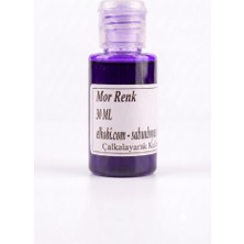 ElHobi 1 adet Sabun Boyası veya Renklendirici - Mor -  30 ML