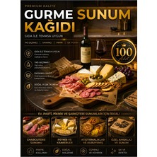 Tasarım Evi 100 Adet Kendinden Desenli Yağlı Kağıt | Vintage Gazete Desen Sunum Kağıdı | Karışık Desen