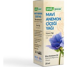 Yeşil Pazar Mavi Anemon Çiçeği Yağı 20 ml