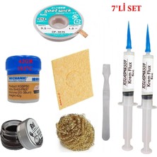 Smnr Mechanic Krem Lehim 183°C 42GR Havya Uc Temizleyici Flux Lehim Toplama Cp-3,5mm Lehim Emme Teli Spatula M03