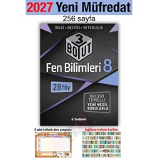Tudem 8. Sınıf 2027 Fen Bilimleri  3 Boyut Bilgi Beceri Yeterlilik Yeni Nesil Soru Bankası