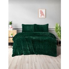 Yünteks Merinos Diamond Kürk Bubble Desen Comforter Set, Çift Kişilik Yorgan Seti (220X240)