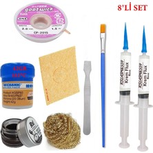 Smnr Mechanic Krem Lehim 183°C 42GR Havya Uc Temizleyici Flux Lehim Toplama Cp-2,0mm Lehim Emme Teli Spatula L03