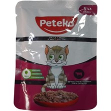 Pouch Jelly Biftekli Kedi Konserve 85 gr