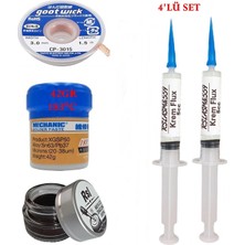 Smnr Mechanic Krem Lehim 183°C 42GR Havya Uc Temizleyici Flux Lehim Toplama Cp-3,0mm Lehim Emme Teli SETI02