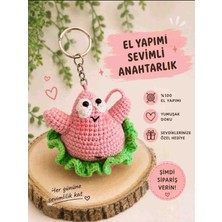 Sünger Bob Patrick Anahtarlık El Örgüsü Amigurumi