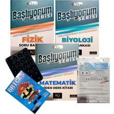 IQ Yayınları Başlıyorum Ayt 3'lü Soru Bankası+Üç Dört Beş Tyt Deneme+Vantuz+Lego