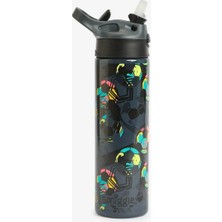 Smiggle Wild Side Soccer Çelik Otomatik Kapaklı Matara