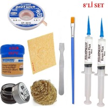Smnr Mechanic Krem Lehim 183°C 42GR Havya Uc Temizleyici Flux Lehim Toplama Cp-3,0mm Lehim Emme Teli Spatula L02