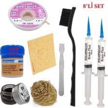 Smnr Mechanic Krem Lehim 183°C 42GR Havya Uc Temizleyici Flux Lehim Toplama Cp-2,0mm Lehim Emme Teli Spatula S05
