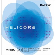 D'Addario H312 4/4M Helicore A Keman Teli (La) Türkiye Menşeli Orta Tansiyonlu Çelik Kord