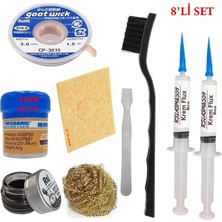 Smnr Mechanic Krem Lehim 183°C 42GR Havya Uc Temizleyici Flux Lehim Toplama Cp-3,0mm Lehim Emme Teli Spatula K01