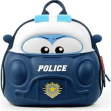 Supercute Car Sırt Çantası–police (Işıklı ve Armalı)