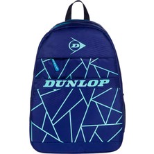 Elit Dunlop Geometrik Desenli Lacivert Sırt Çantası