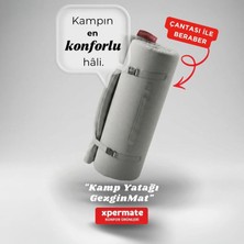 Xpermate Katlanabilir Kamp Yatağı 70x180x6 cm Kamp Çadır Matı Yer Yatağı Fermuarlı Taşıma Çantalı Gezginmat