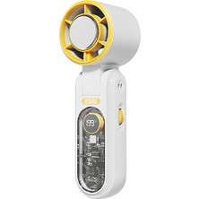 Phixi Phıxı Smart Mf4 3000 Mah 199 Kademeli Dijital Göstergeli Şarjlı Taşınabilir Mini Fan