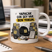 Ajans 313 AJANS313 313 Karakter Serisi Yapacak Çok Şey Var Ben Yokum Esprili Beyaz Kupa