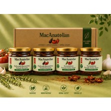 MacAnatolian Kurutulmuş Karışık Sebze / Pişmiş, Kullanıma Hazır Yemek Katkısı ve  Harcı  -Avantajlı Dörtlü Paket (4X200gr)