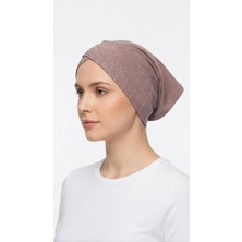 Flora Tekstil Taşlı Önü Çapraz Boru Bone
