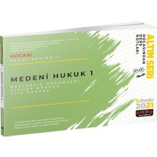 Savaş Yayınevi Medeni Hukuk 1 Başlangıç Hükümleri Hocasından Ders Notları Mesleki Hazırlık 2021
