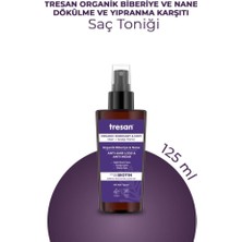 Tresan Organik Biberiye & Nane Dökülme Karşıtı Kompleks Saç Toniği – Biotin ve Kafein (125 ml)