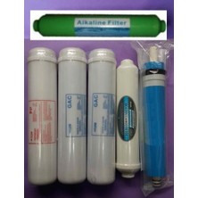 Enessu 6 lı Kapalı Kasa inline filtre 2,5" su filtresi su arıtma Alkali filtreli