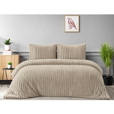 Yünteks Merinos Diamond Kürk Riva Desen Comforter Set, Çift Kişilik Yorgan Seti (220X240)